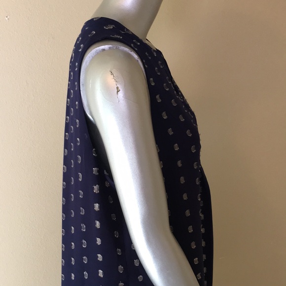 CROWN & IVY | Metallic Clip-Dot Dress - Picture 9 of 12